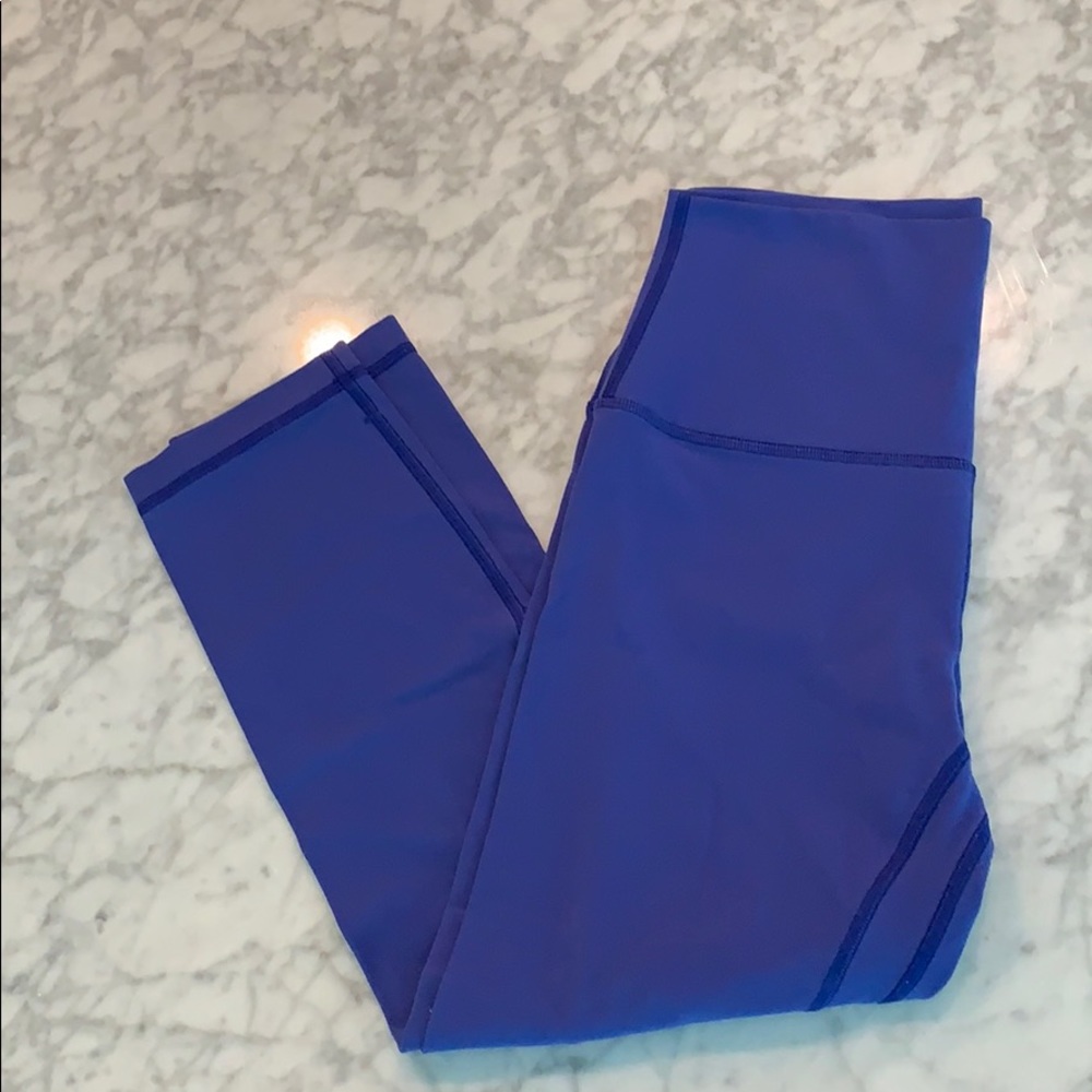 Lululemon Align Crops 21” - Cobalt/Periwinkle Blue